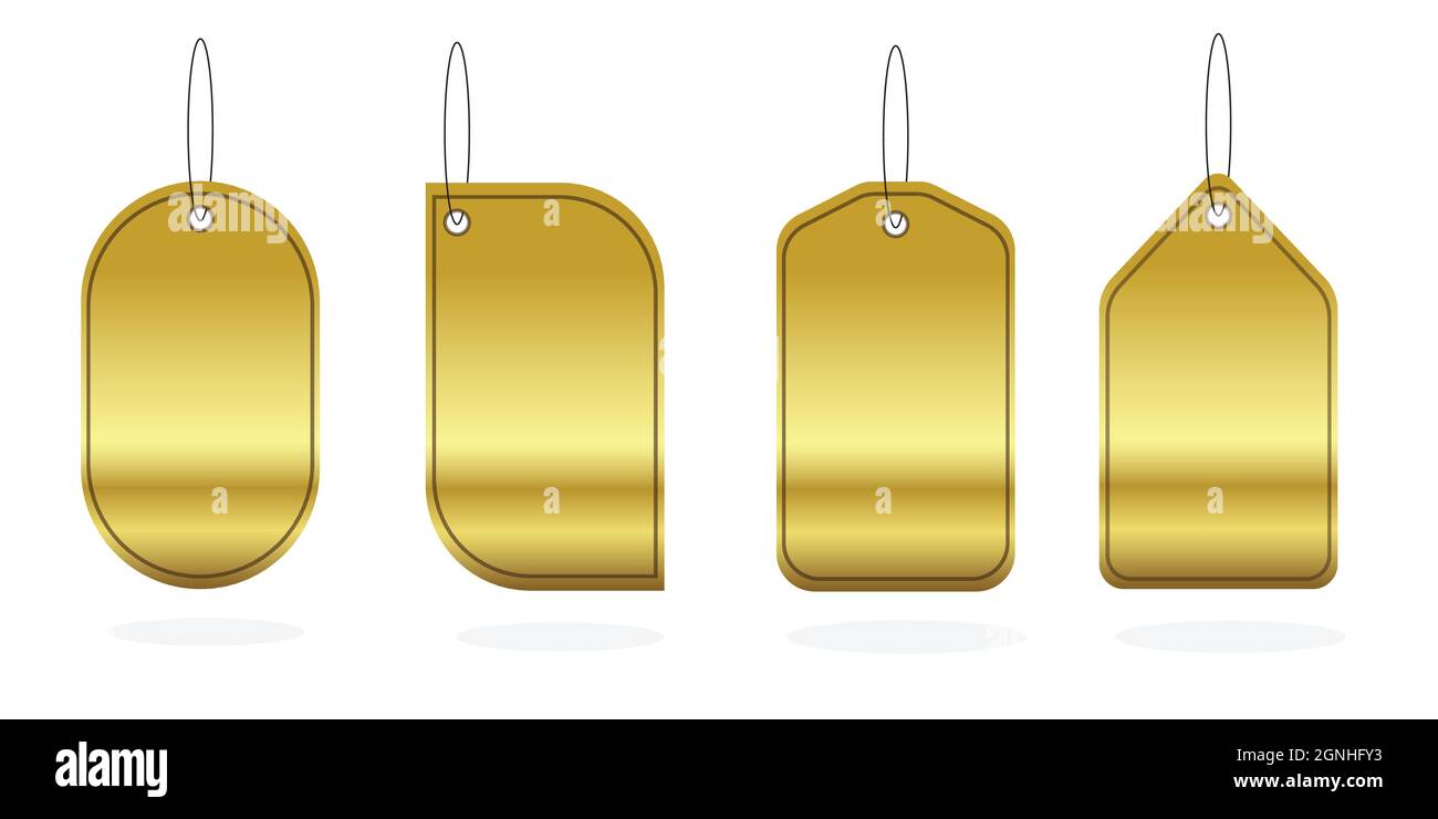 Gold price tag design set Stock Vector Image & Art Alamy
