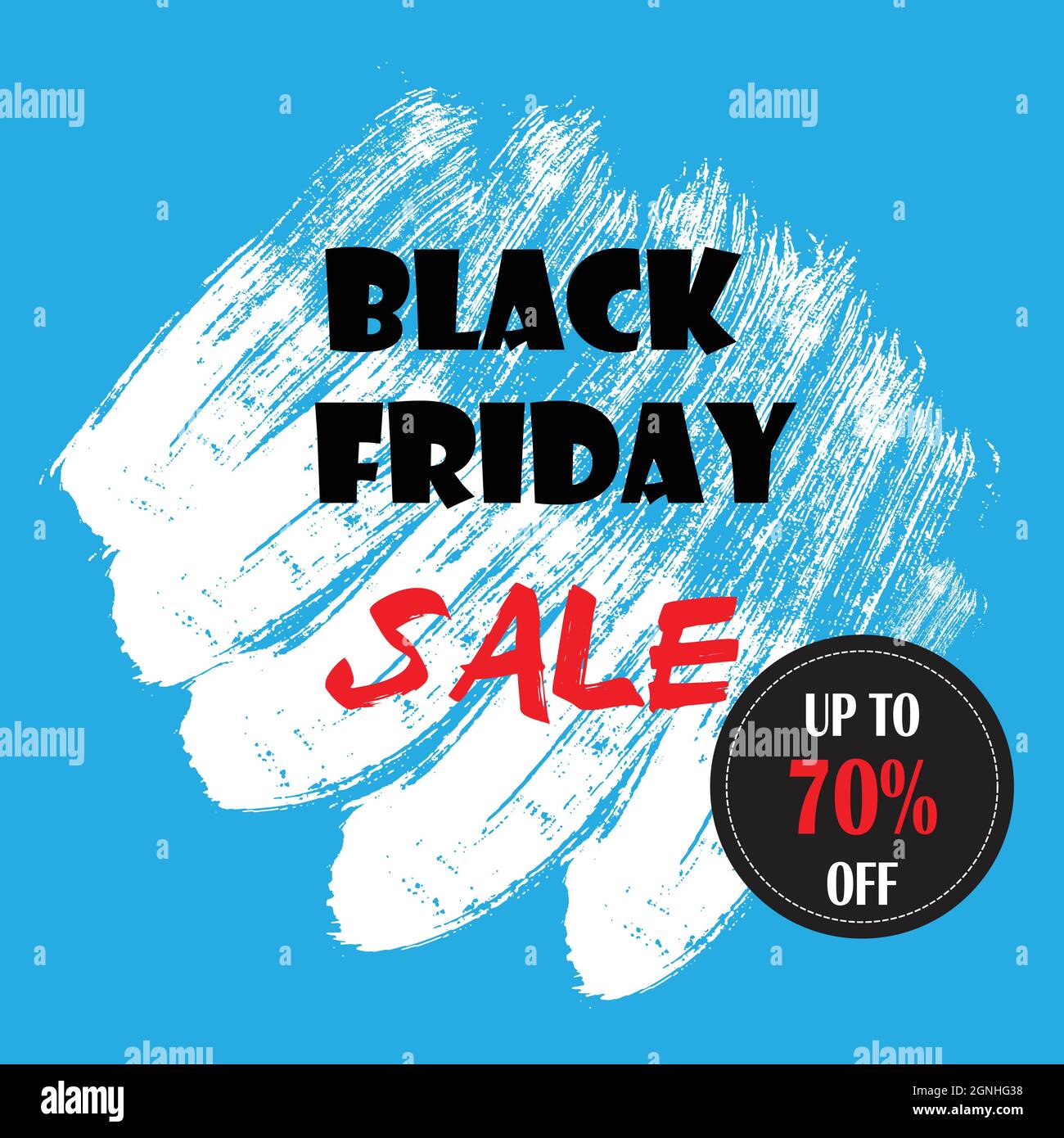 Black Friday sales banner vector illustration Stock Vector