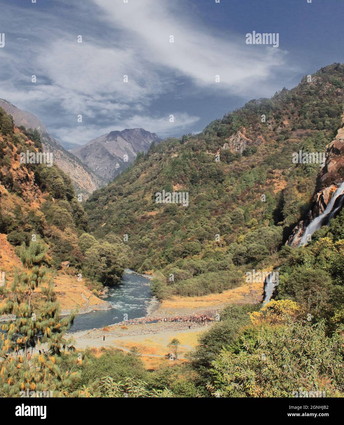 Waterfall, feel the breeze of Nature. Sukhanala, Arunachal Pradesh