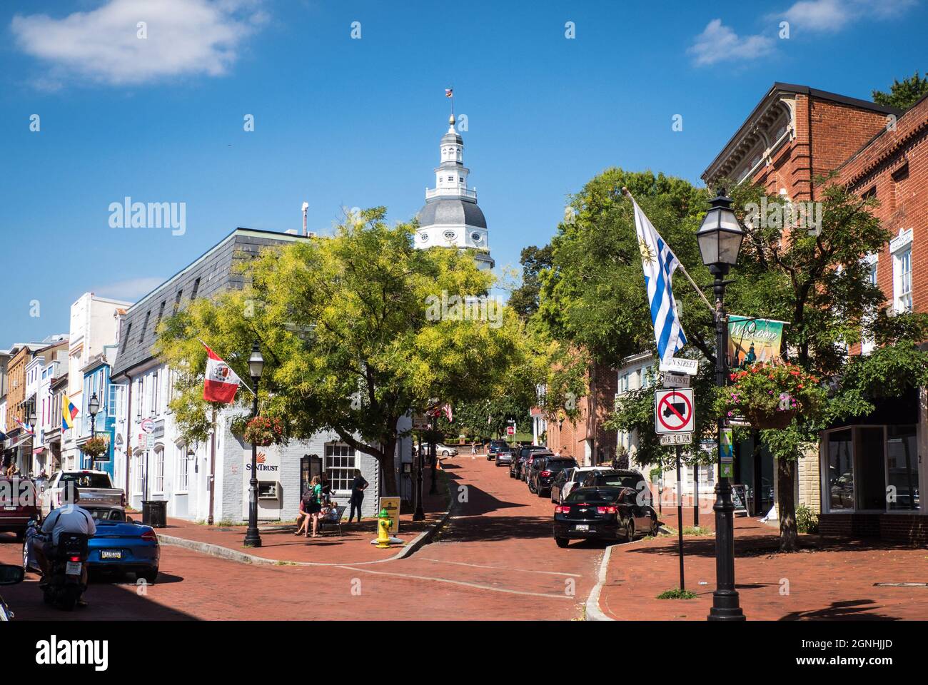 Main Street Annapolis, Maryland Stock Photo Alamy