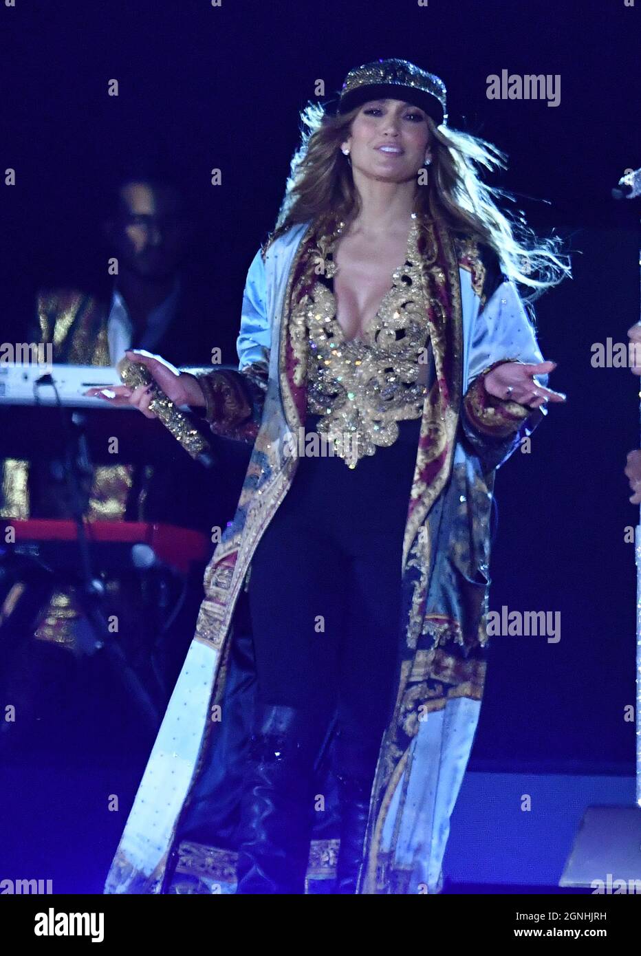 New York, NY, USA. 25th Sep, 2021. Jennifer Lopez at the 2021 Global Citizen Live Festival at the Great Lawn in Central Park, New York City on September 25, 2021. Credit: John Palmer/Media Punch/Alamy Live News Stock Photo