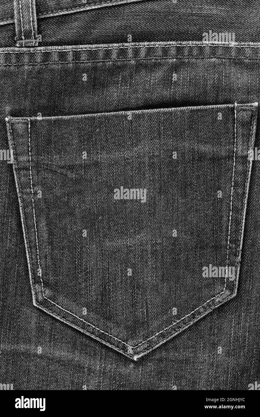 Denim pocket Black and White Stock Photos & Images - Alamy