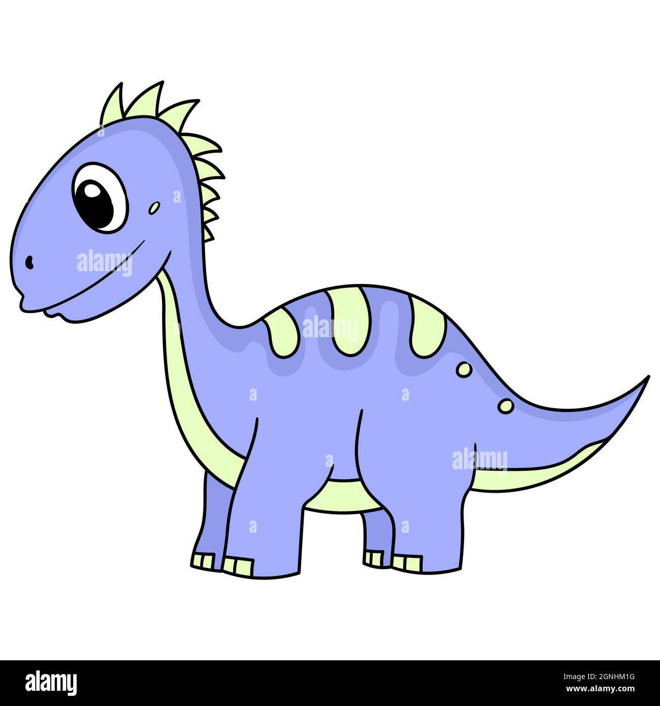 cute smiling dinosaur kid animal Stock Vector Image & Art - Alamy