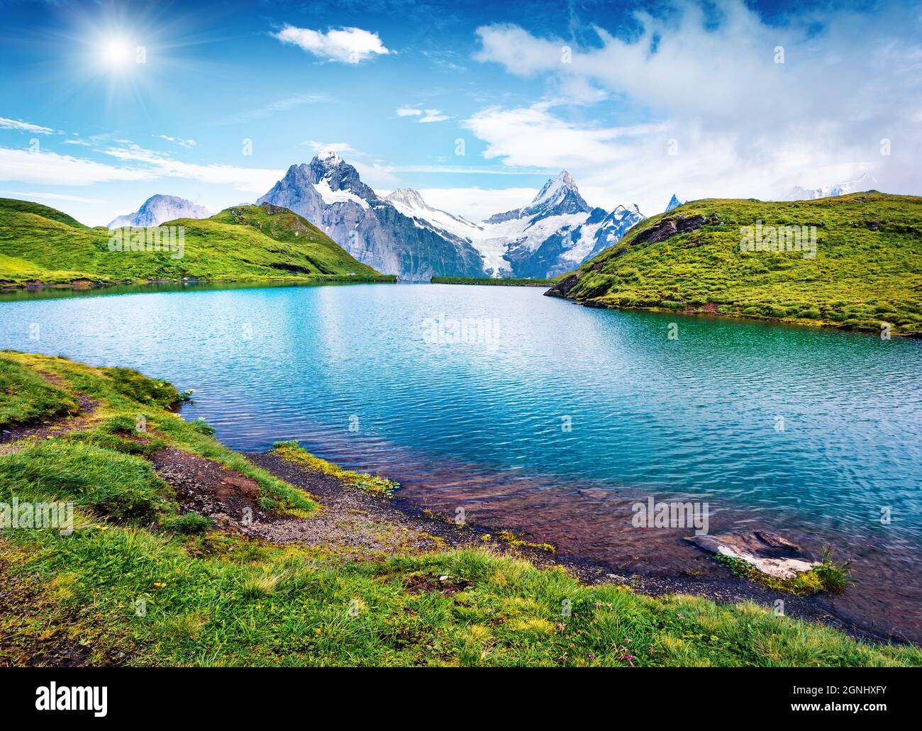 bachalpsee-lake-in-the-morning-mist-with-schreckhorn-peak-on-background