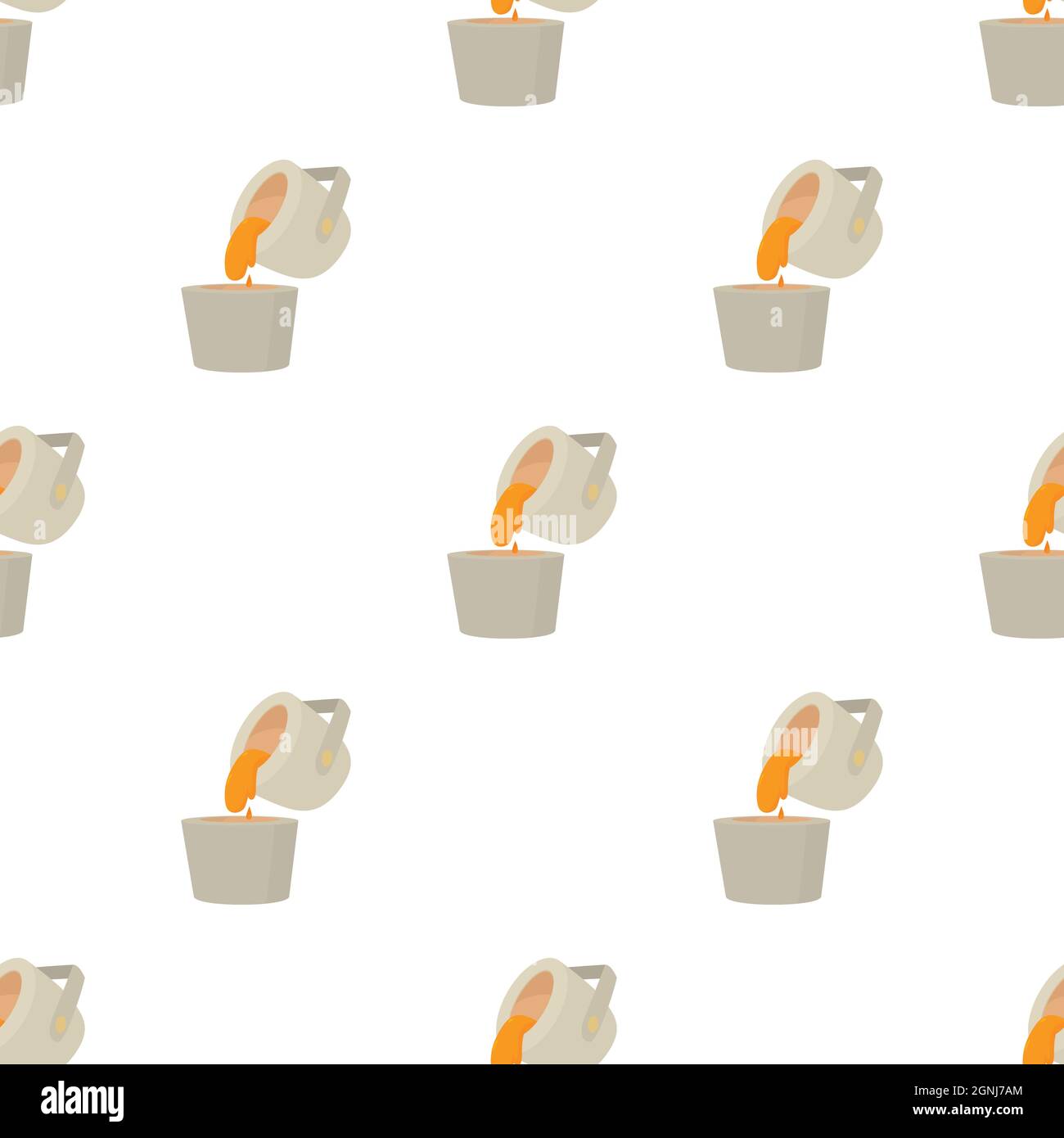Liquid metal pattern seamless background texture repeat wallpaper geometric vector Stock Vector