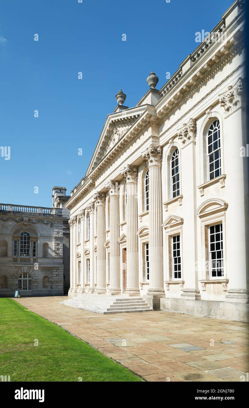 Facade of Senate House, university of Cambridge, England Stock Photo ...