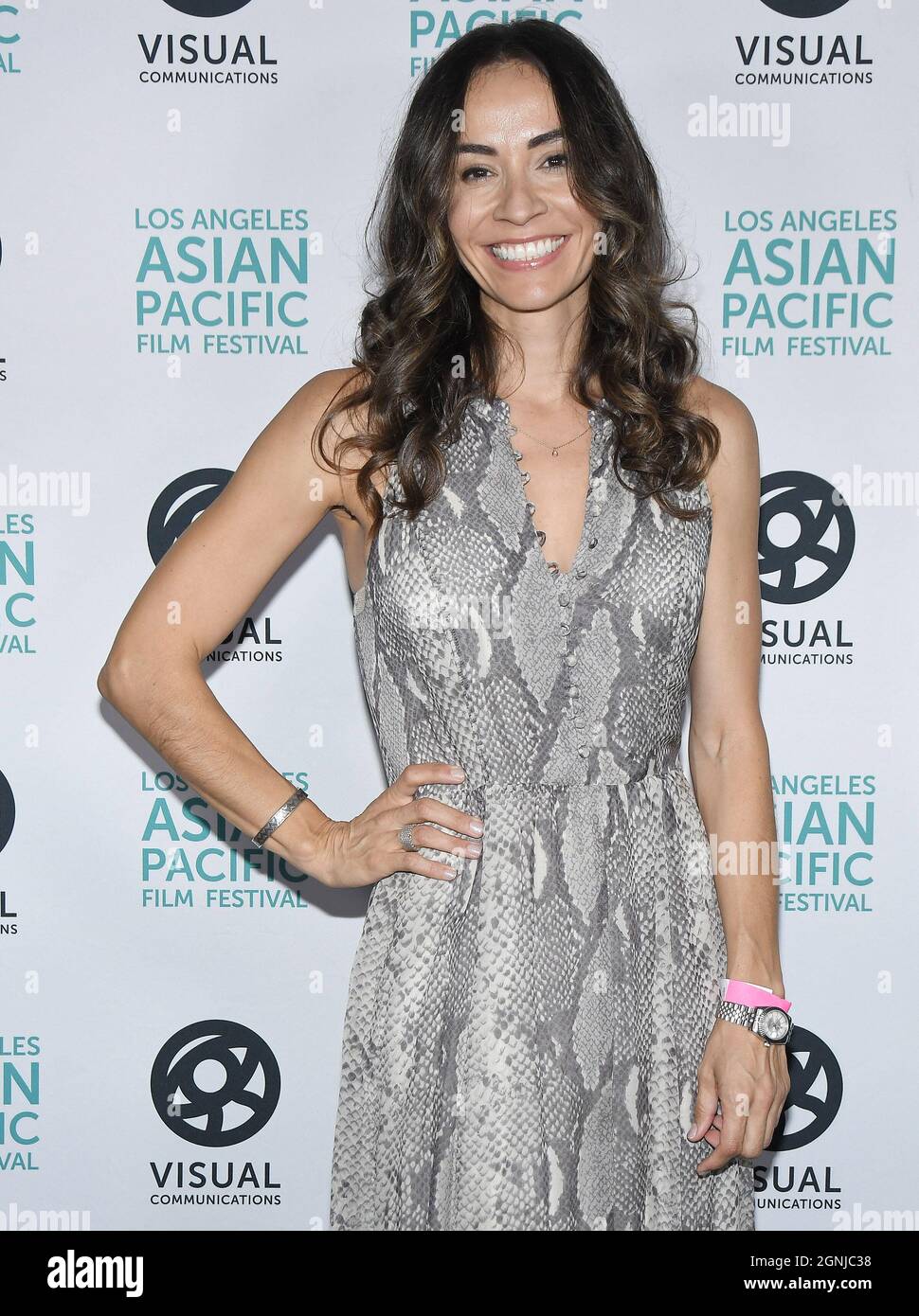 Los Angeles, USA. 25th Sep, 2021. Presciliana Esparolini arrives at the 2021 Los Angeles Asian Pacific Film Festival - THE DISAPPEARANCE OF MRS. WU Screening held at the Regal LA Live in Los Angeles, CA on Saturday, ?September 25, 2021. (Photo By Sthanlee B. Mirador/Sipa USA) Credit: Sipa USA/Alamy Live News Stock Photo