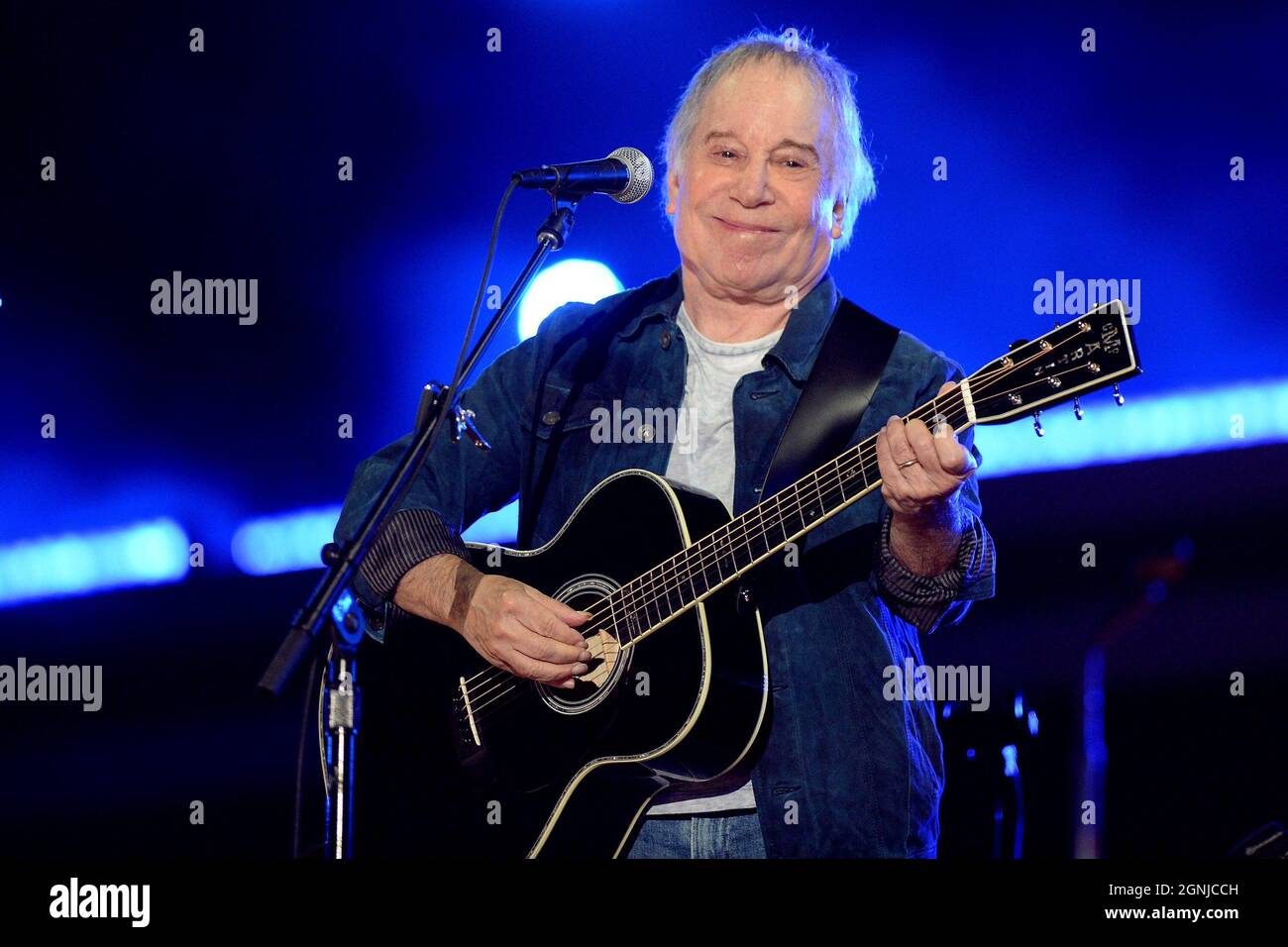 New York, NY, USA. 25th Sep, 2021. Paul Simon on stage for Global