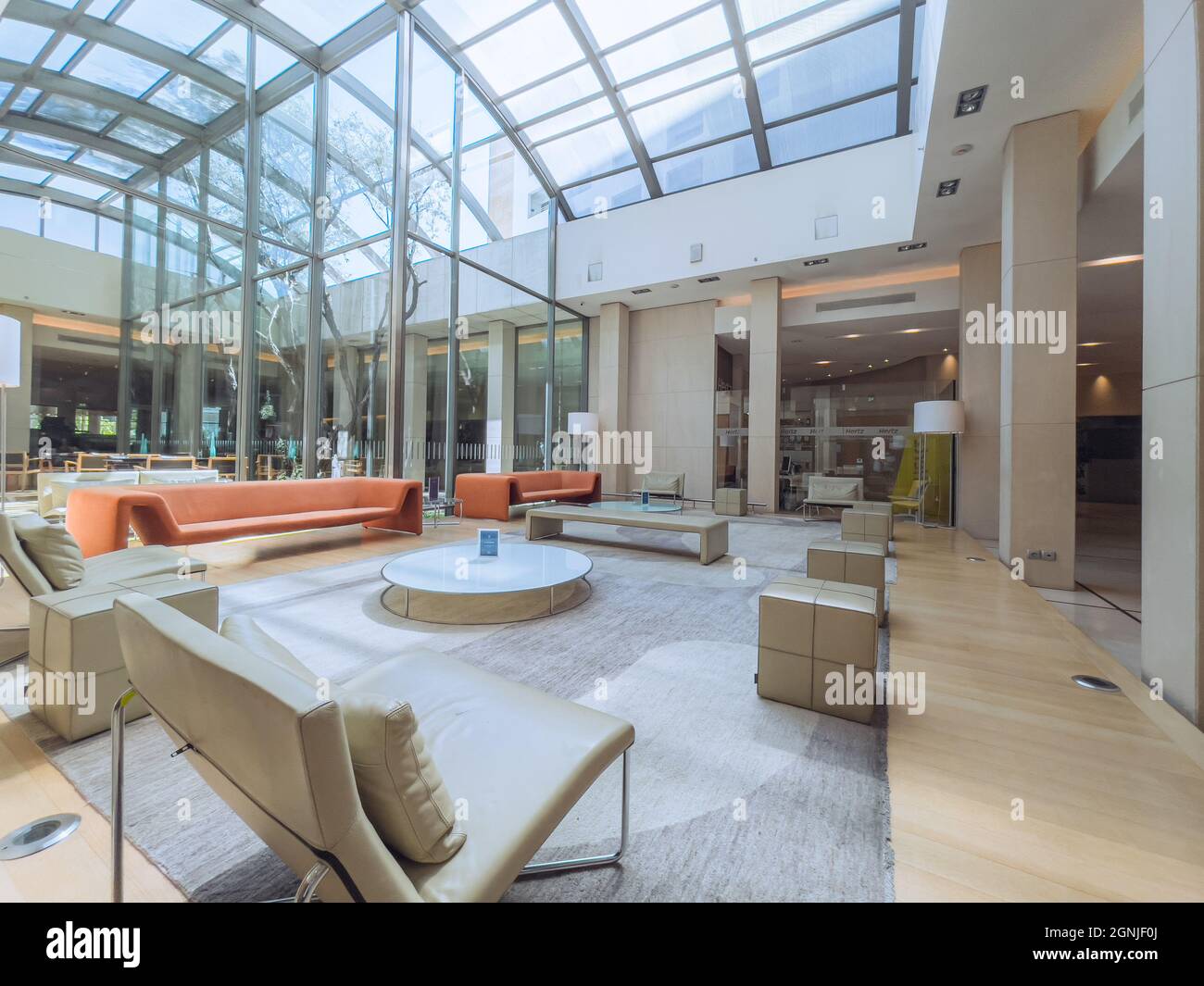 Modern luxury hotel lobby interior Stock Photo - Alamy
