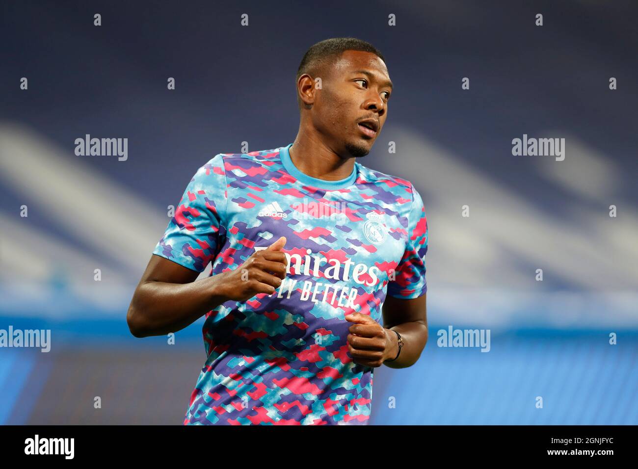Madrid, Spain. 25th Sep, 2021. David Alaba (Real) Football/Soccer ...