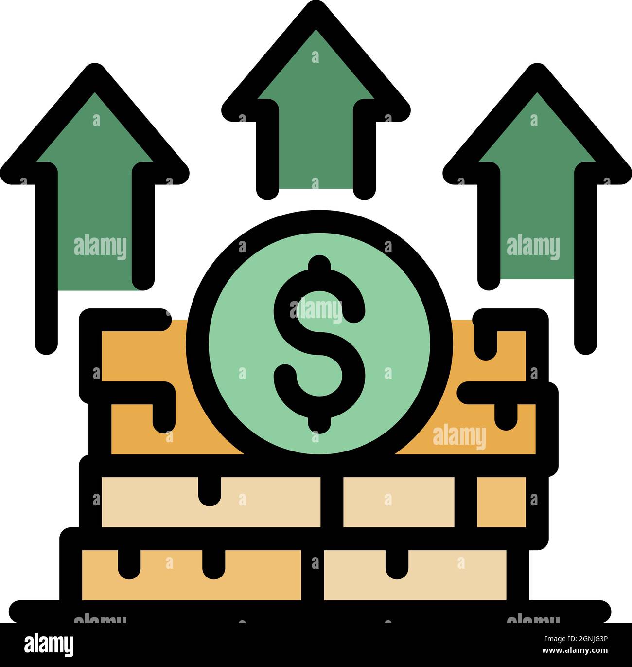 Money Stacks Icon