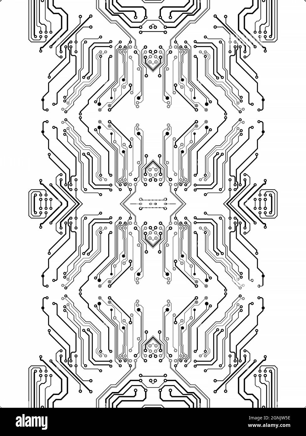 Electronics chip board. Printed circuit board electronic high-tech ...