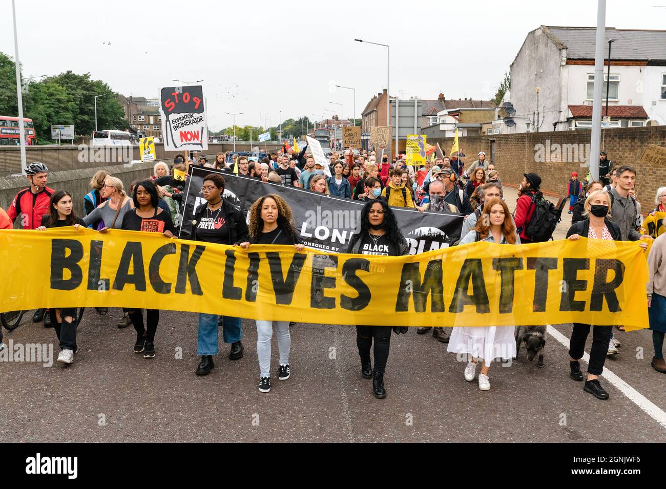 London Uk 25 September 2021 Extinction Rebellion Black Lives Matter