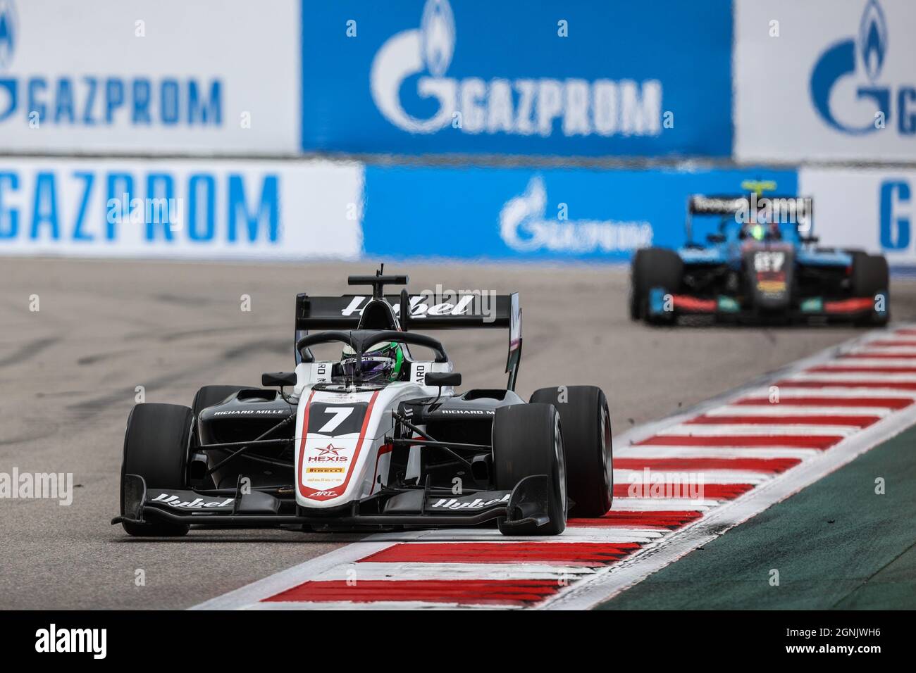 07 Vesti Frederik (dnk), ART Grand Prix, Dallara F3, action during the 7th  round of the 2021 FIA Formula 3 Championship from September 24 to 26, 2021  on the Sochi Autodrom, in