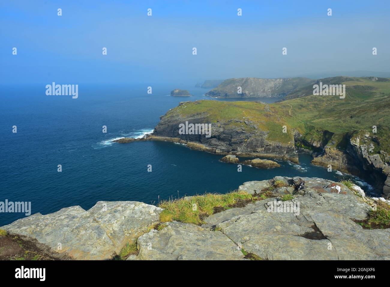 Tintagel Castle, Cornwall, UK Stock Photo - Alamy