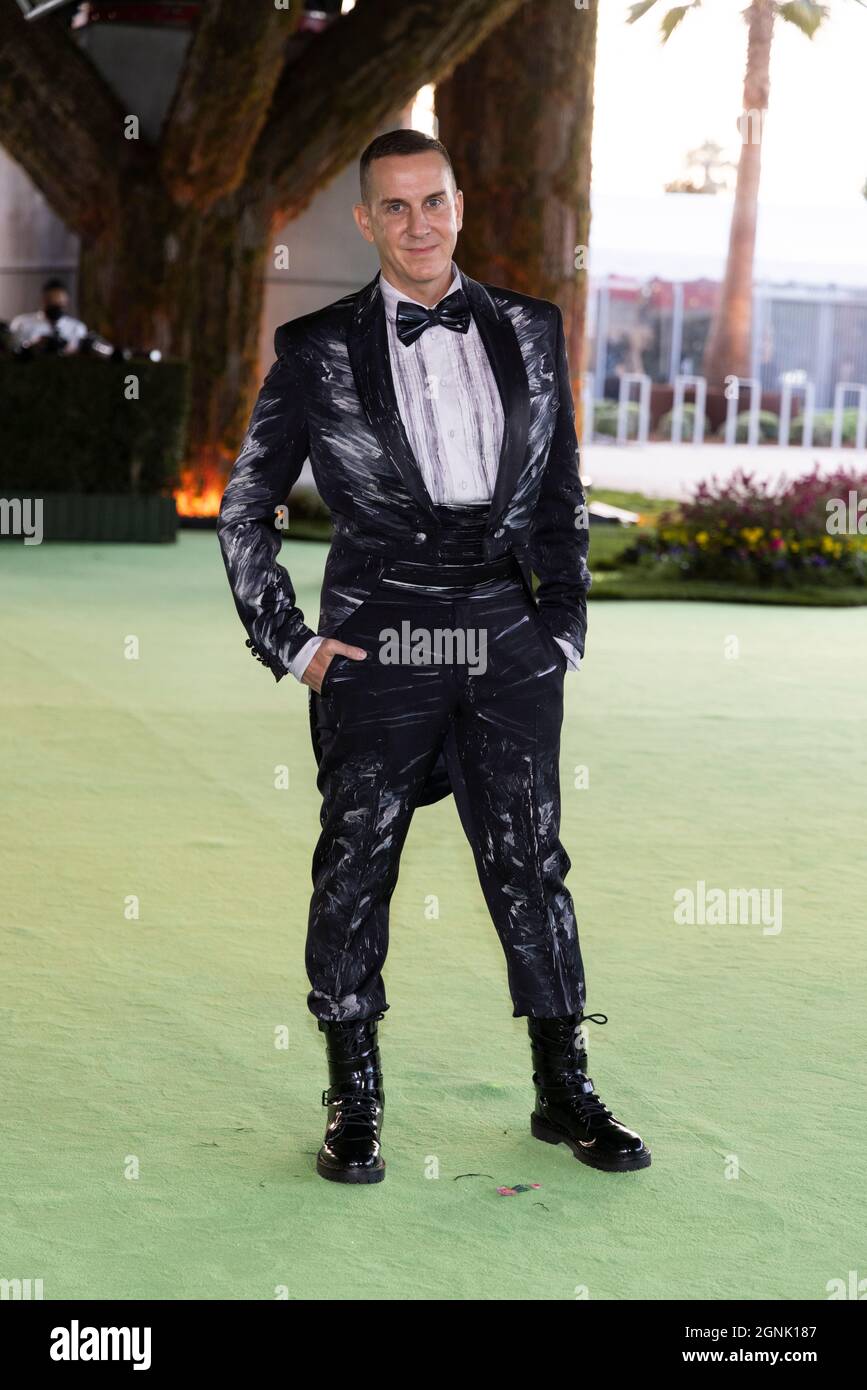 US fashion designer Jeremy Scott attends The Academy Museum of Motion ...