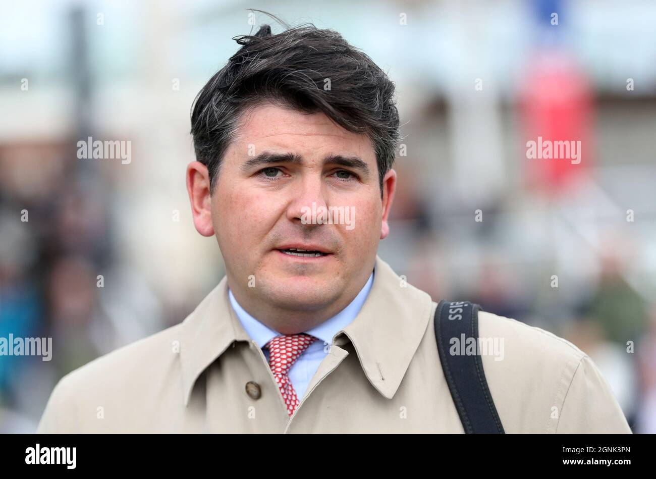 File photo dated 16-05-2018 of Trainer Hugo Palmer during day one of the 2018 Dante Festival at York Racecourse, York. Issue date: Sunday September 26, 2021. Stock Photo