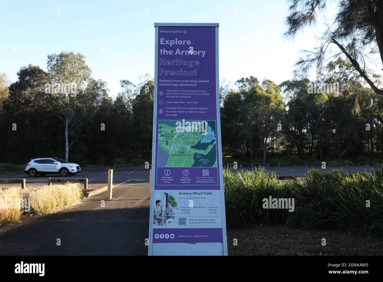 Blaxland Riverside Park, Jamieson St, Sydney Olympic Park NSW 2127 Stock Photo