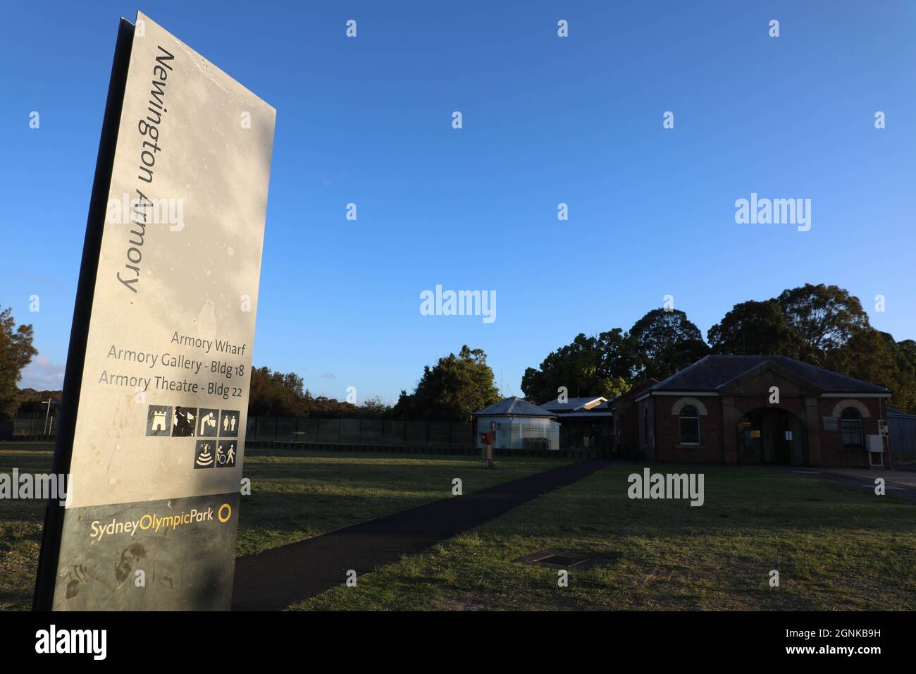 Newington Armory, Sydney Olympic Park NSW 2127 Stock Photo