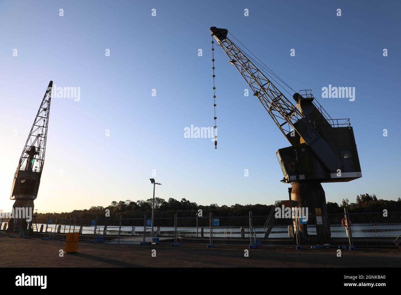 Armory Wharf, Sydney Olympic Park NSW 2127 Stock Photo