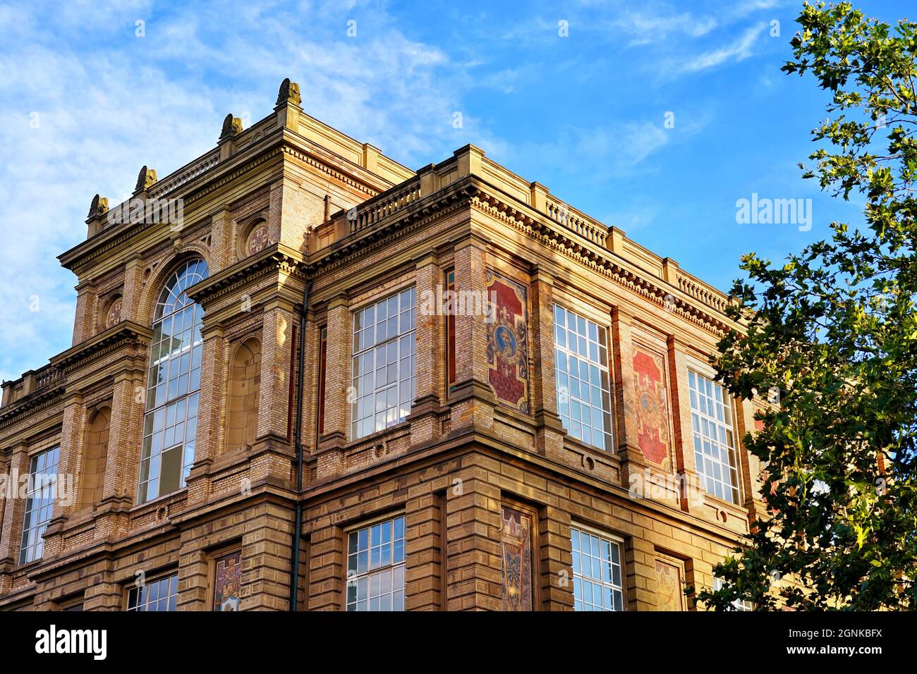 The building of the Academy of Art in Düsseldorf, Germany, built from 1875 to 1879. Stock Photo