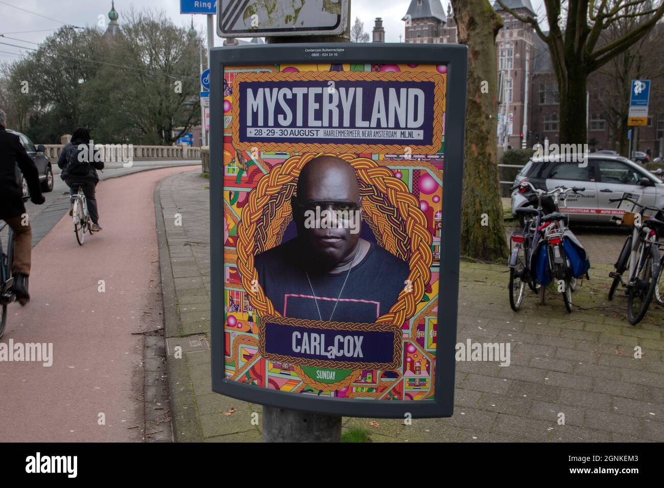 Billboard Mysteryland Carl Cox At Amsterdam The Netherlands 2020 Stock Photo