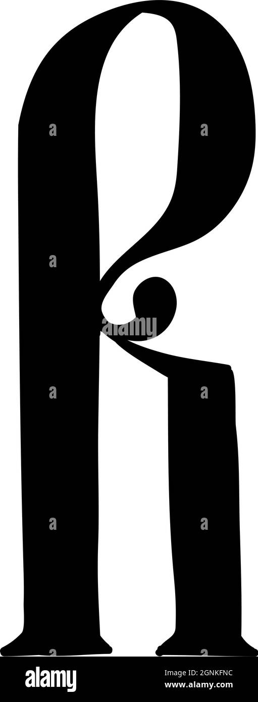 Gothic letter r Black and White Stock Photos & Images - Alamy