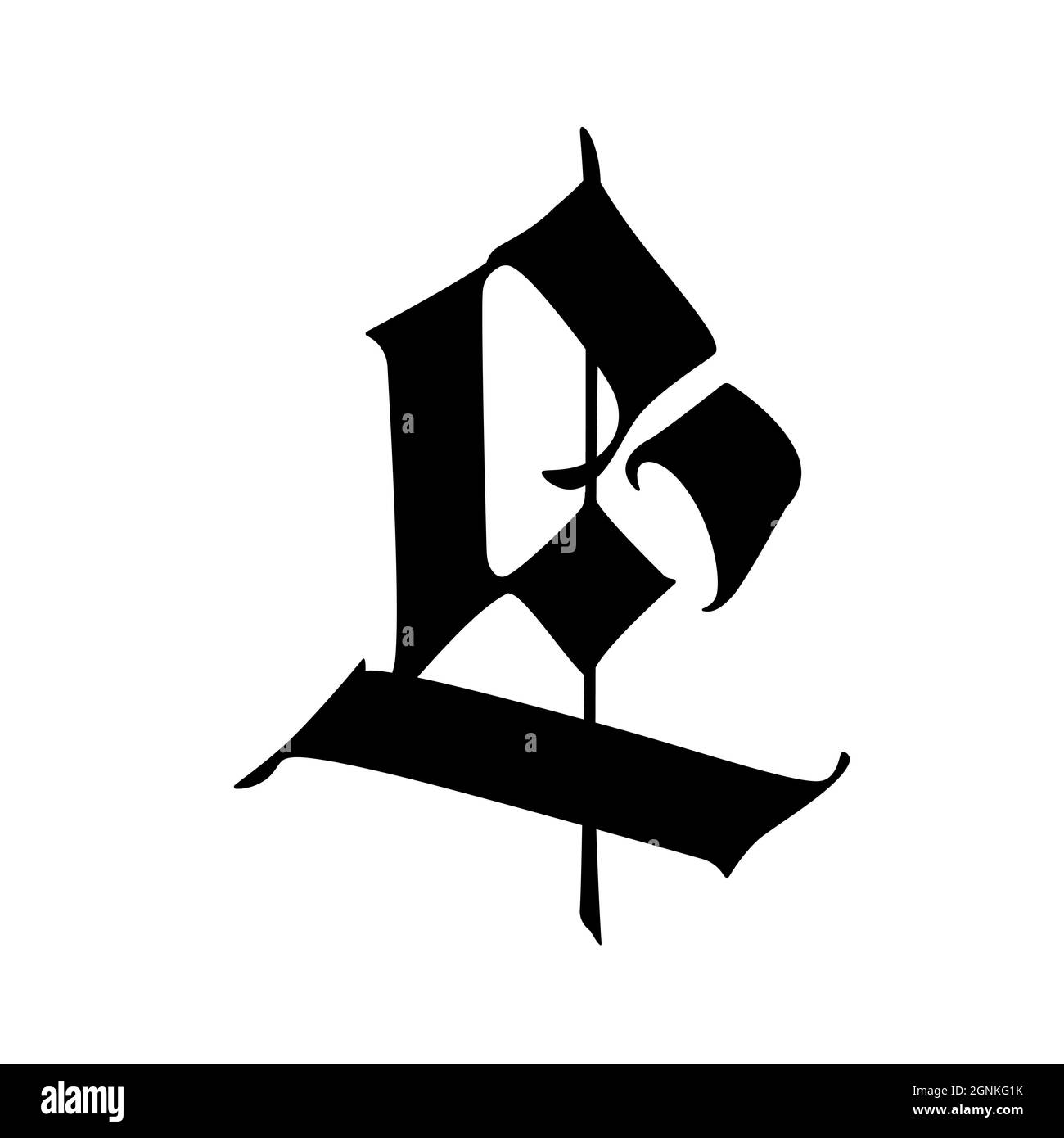 Letter sale l calligraphy