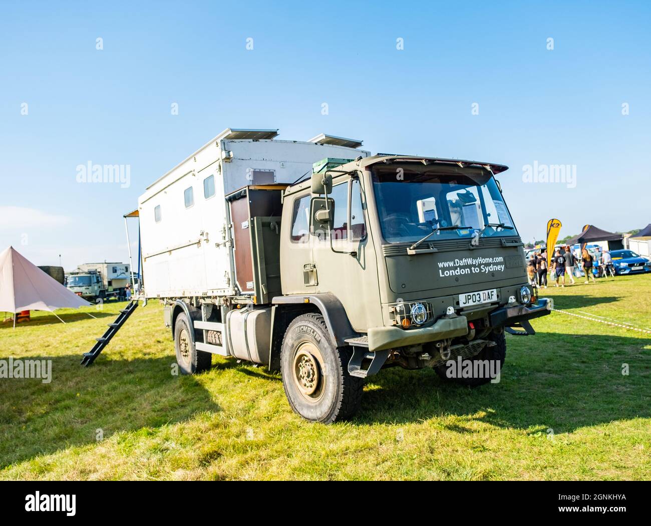 Army truck converted camper truck hi-res stock photography and images ...