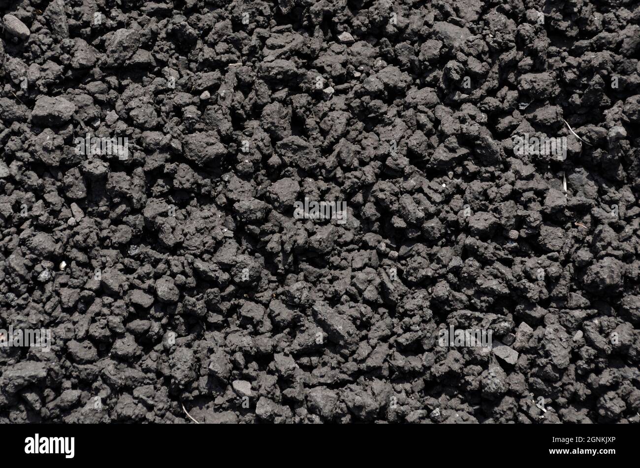 Asphalt or Bitumen raw materials for road construction. Gray 