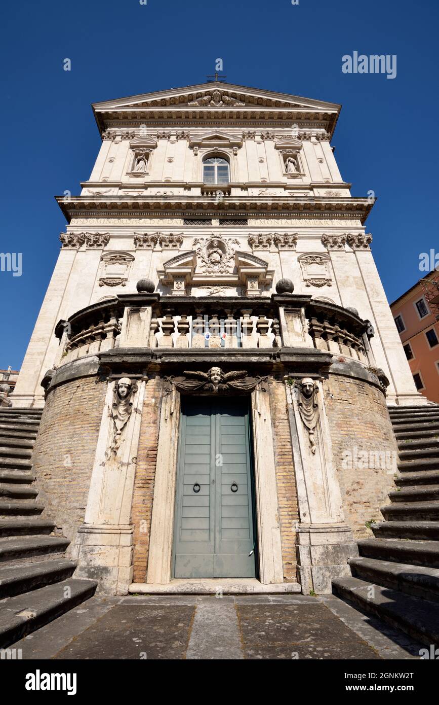 italy, rome, church of santi domenico e sisto Stock Photo