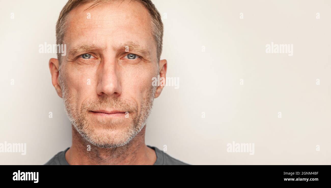 Young Mans Face Stock Photo - Download Image Now - Serious, Men, Human Face  - iStock