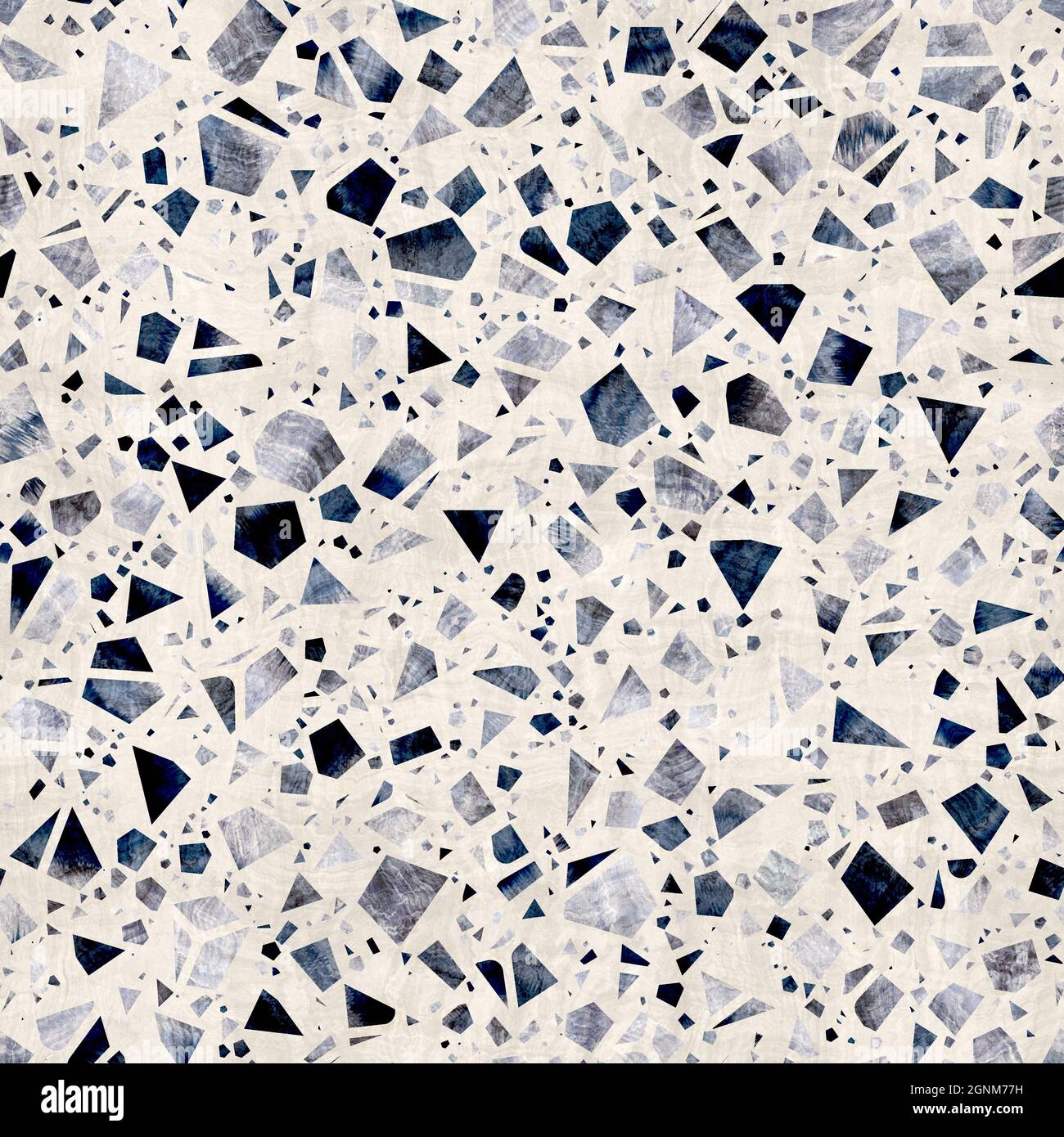 Seamless modern abstract random terrazzo pattern swatch Stock Photo - Alamy