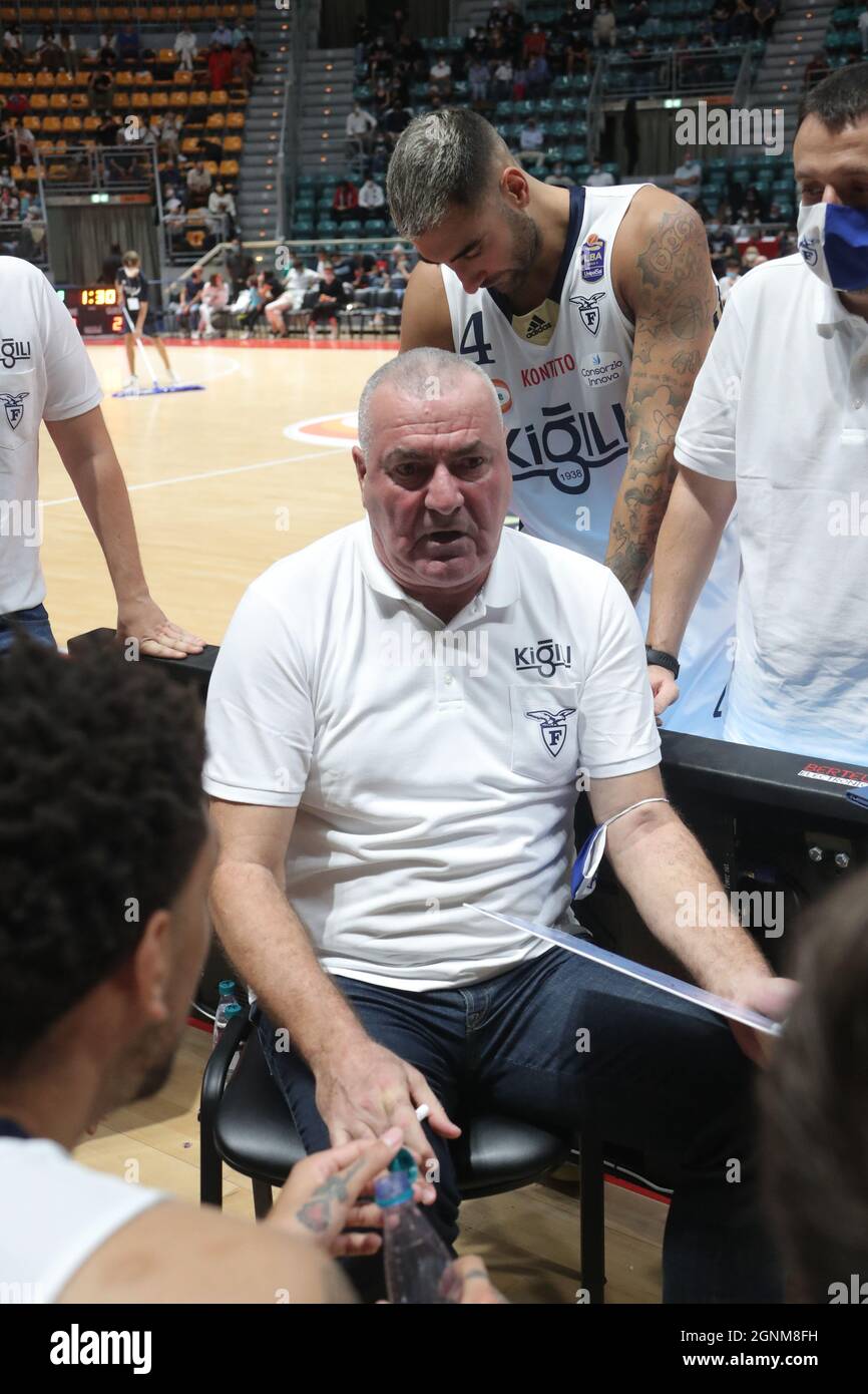 Bologna, Italia. 26th Sep, 2021. Campionato italiano basket serie A1 -  Fortitudo Kigili Bologna Vs. Unahotels Reggio Emilia -Jasmin Repesa  (allenatore Kigili Fortitudo Bologna) - foto Michele Nucci Credit:  Independent Photo Agency/Alamy