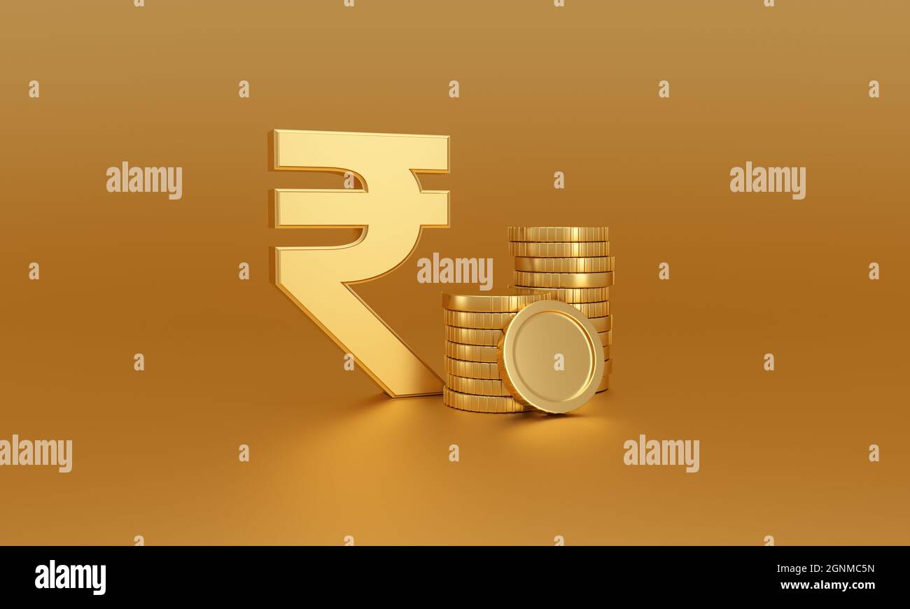 Indian rupee coins hi-res stock photography and images - Alamy