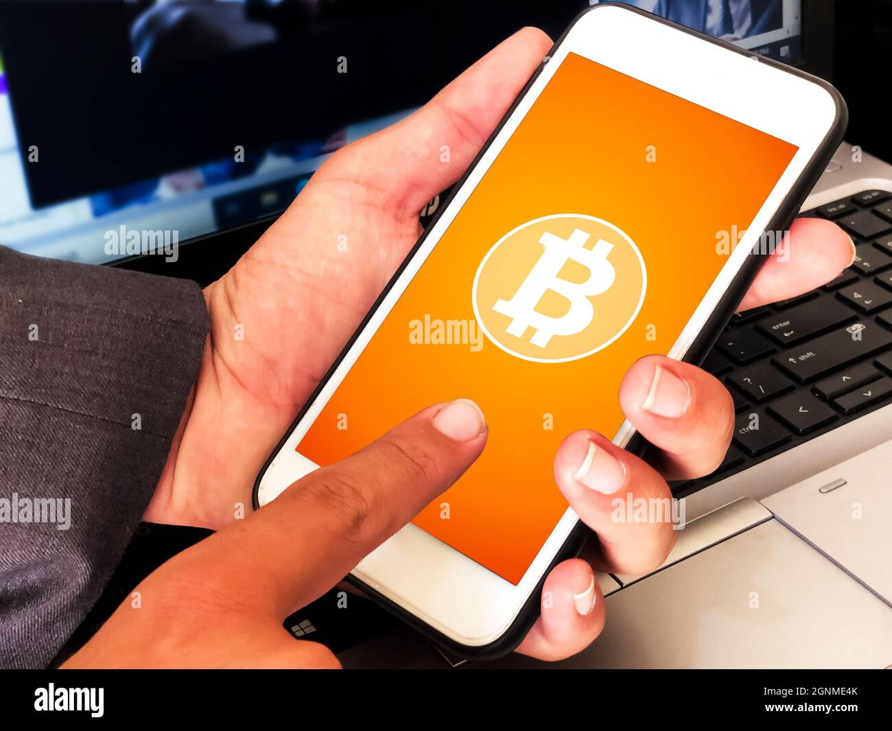 Cryptocurrency wallpaper hi-res stock photography and images - Page 2 -  Alamy