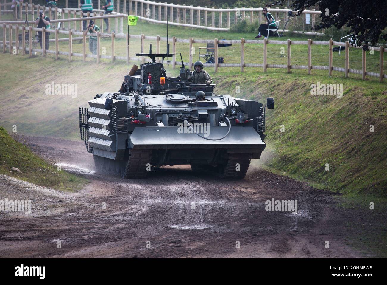 Challenger Armoured Repair and Recovery Vehicle, British Army, Bovington Tank Museum, Dorset, England Stock Photo