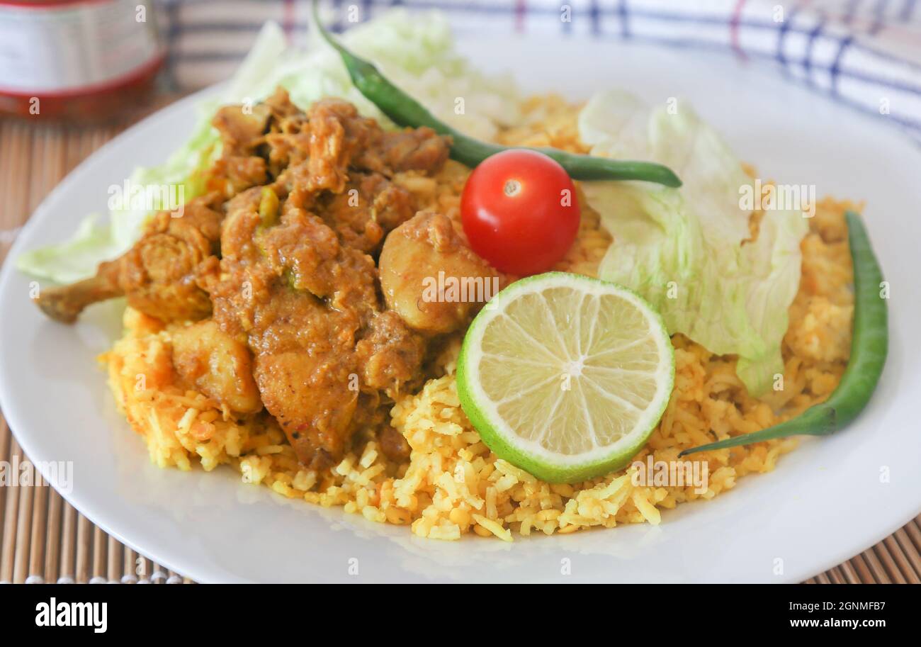 Khichuri made from rice and lentils, a very popular cuisine in Indian ...