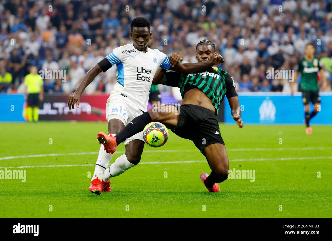 Soccer Football - Ligue 1 - Olympique de Marseille v RC Lens - Orange  Velodrome, Marseille, France - September 26,