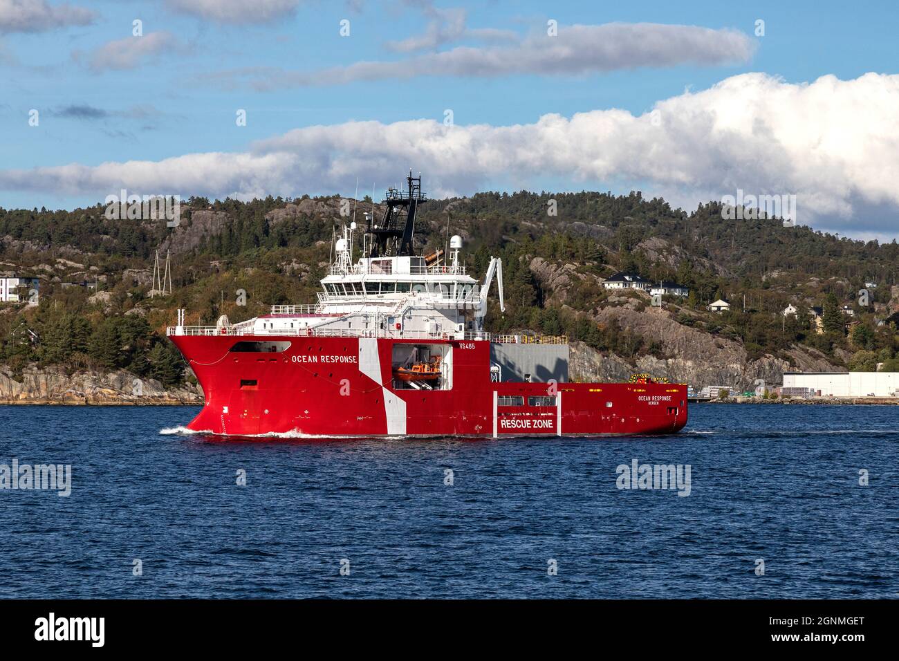 Offshore multi service standby rescue vessel Ocean Response outside ...