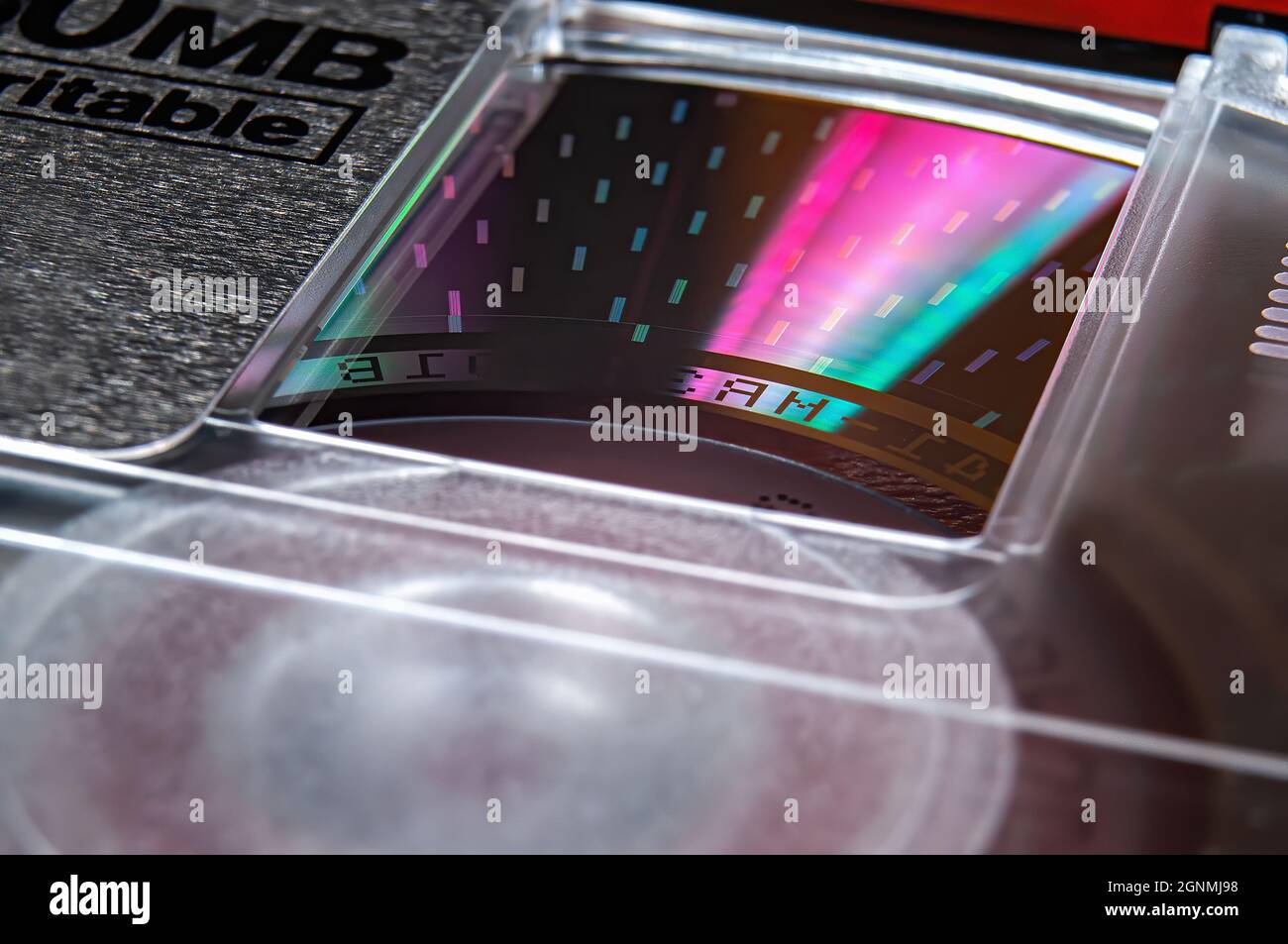 surface of rewritable disc closeup Stock Photo Alamy
