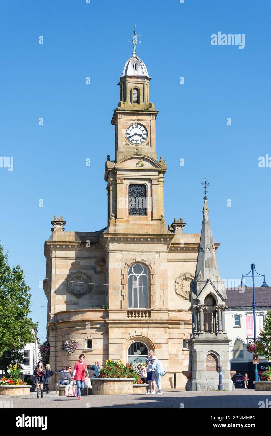 Coleraine Town Hall, The Diamond, Coleraine (Cuil Rathain), County Derry, Northern Ireland, United Kingdom Stock Photo