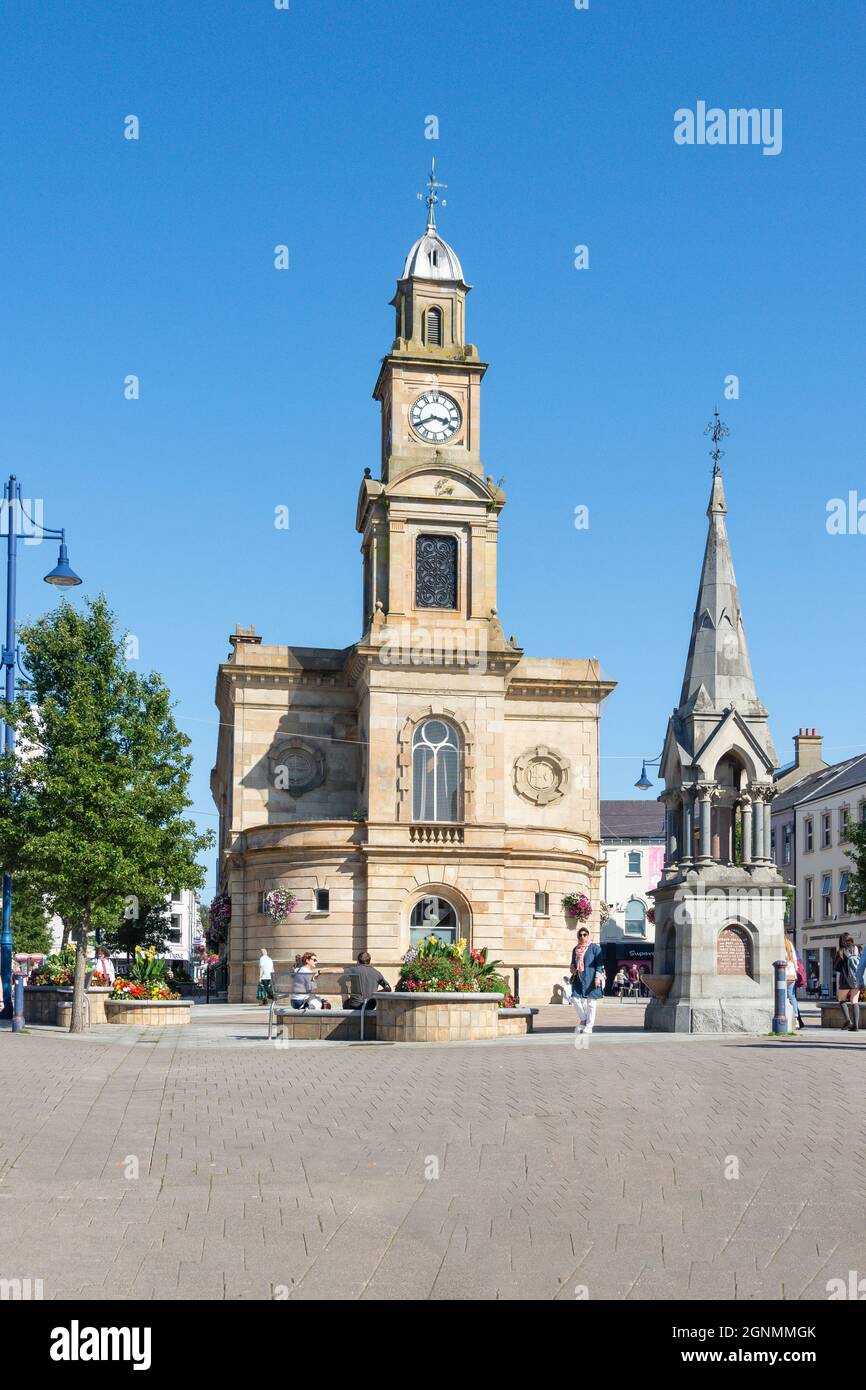 Coleraine Town Hall, The Diamond, Coleraine (Cuil Rathain), County Derry, Northern Ireland, United Kingdom Stock Photo