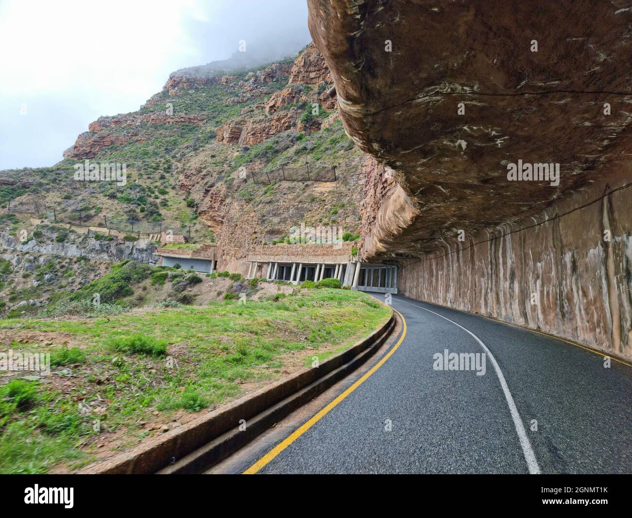 Rocky and scenic Chapman's peak drive between Hout bay and Noordhoek in Cape  town South Africa Stock Photo - Alamy