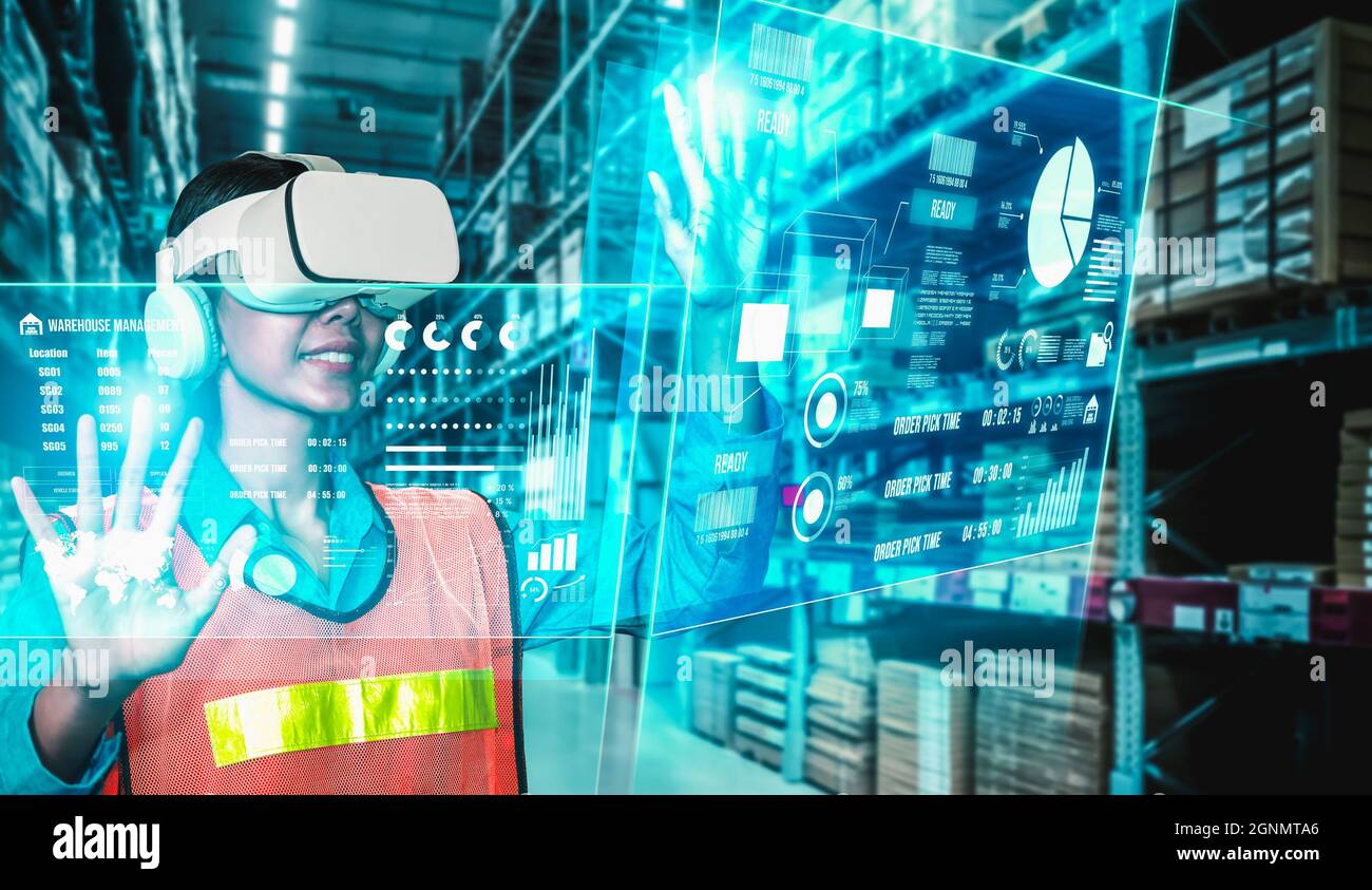 Future virtual reality technology for innovative VR warehouse