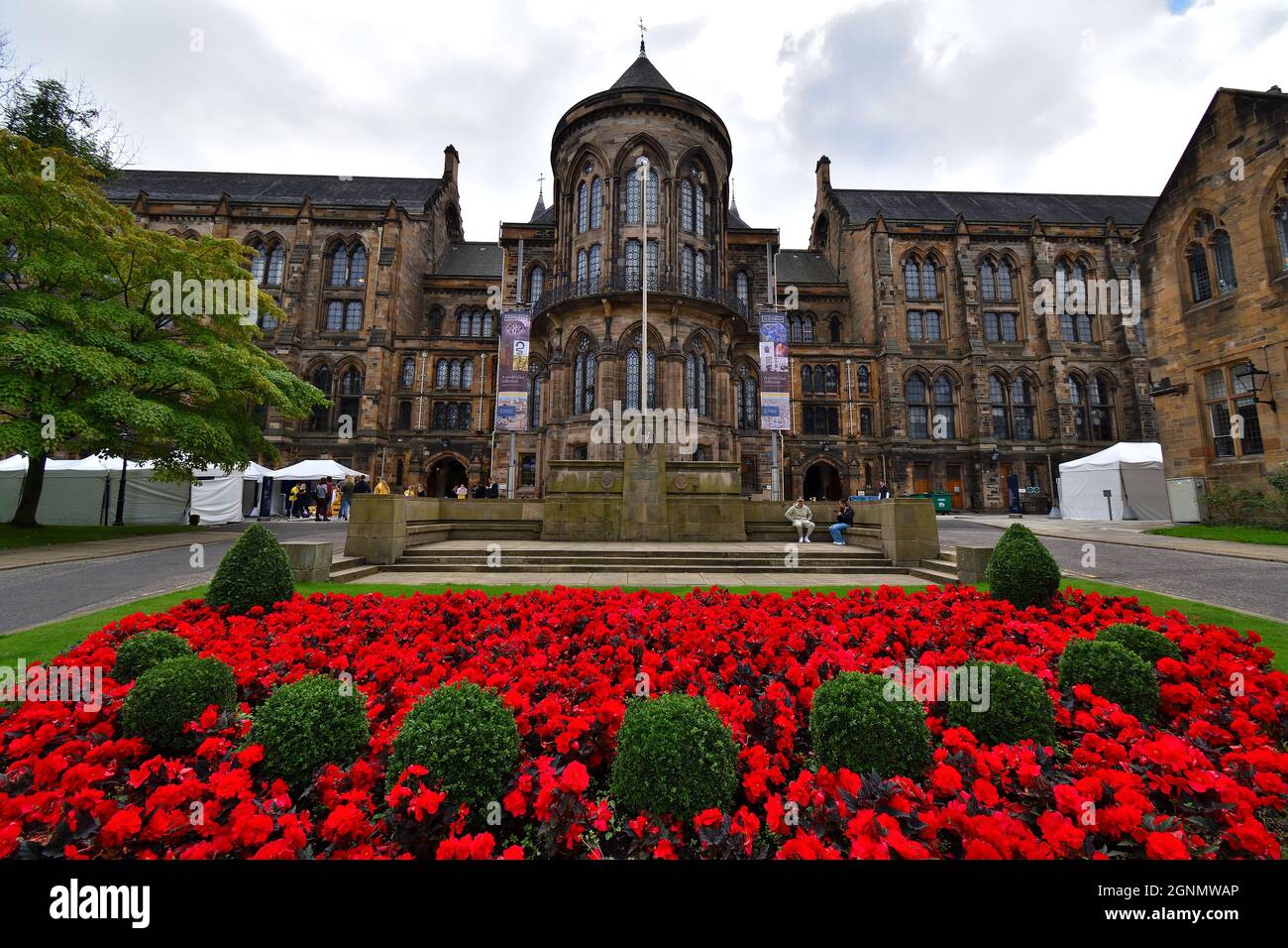 View of Glasgow Uni Stock Photo