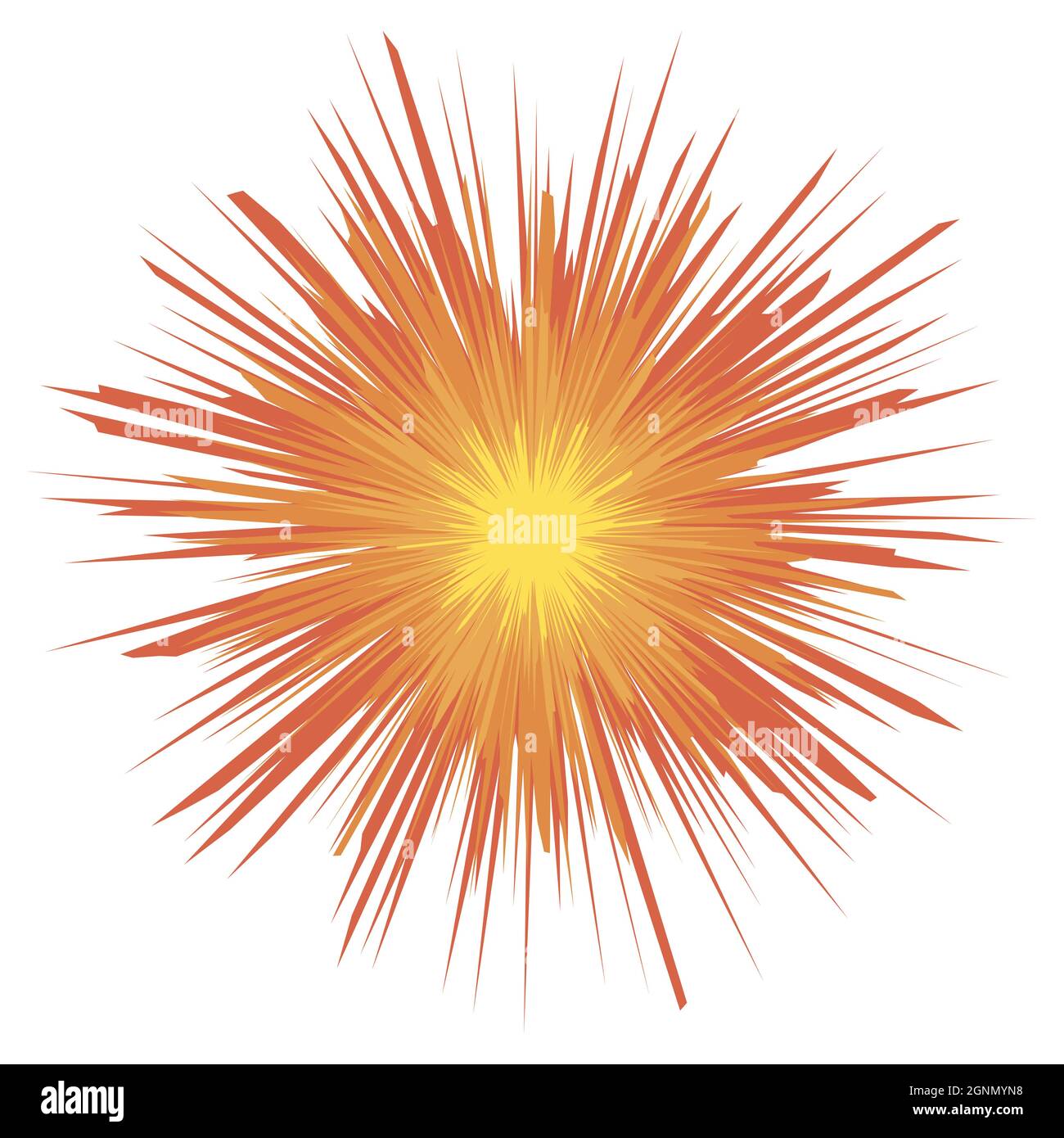Explode Flash, Cartoon Explosion, Star Burst Isolated on White Background  Stock Vector Image & Art - Alamy