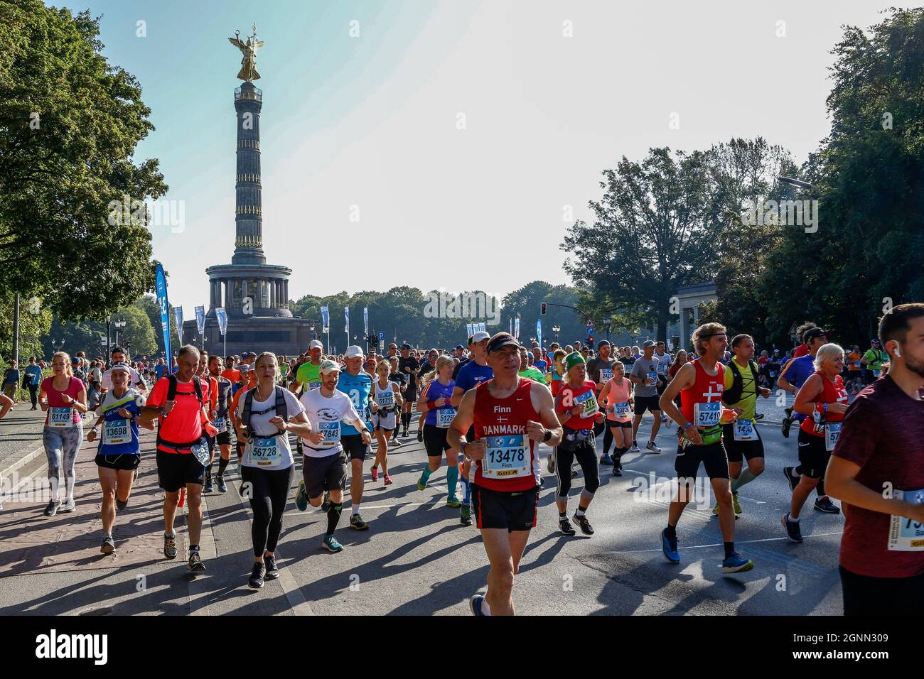 Berlin, Germany. 20th July, 2021. Participants race during the BMW