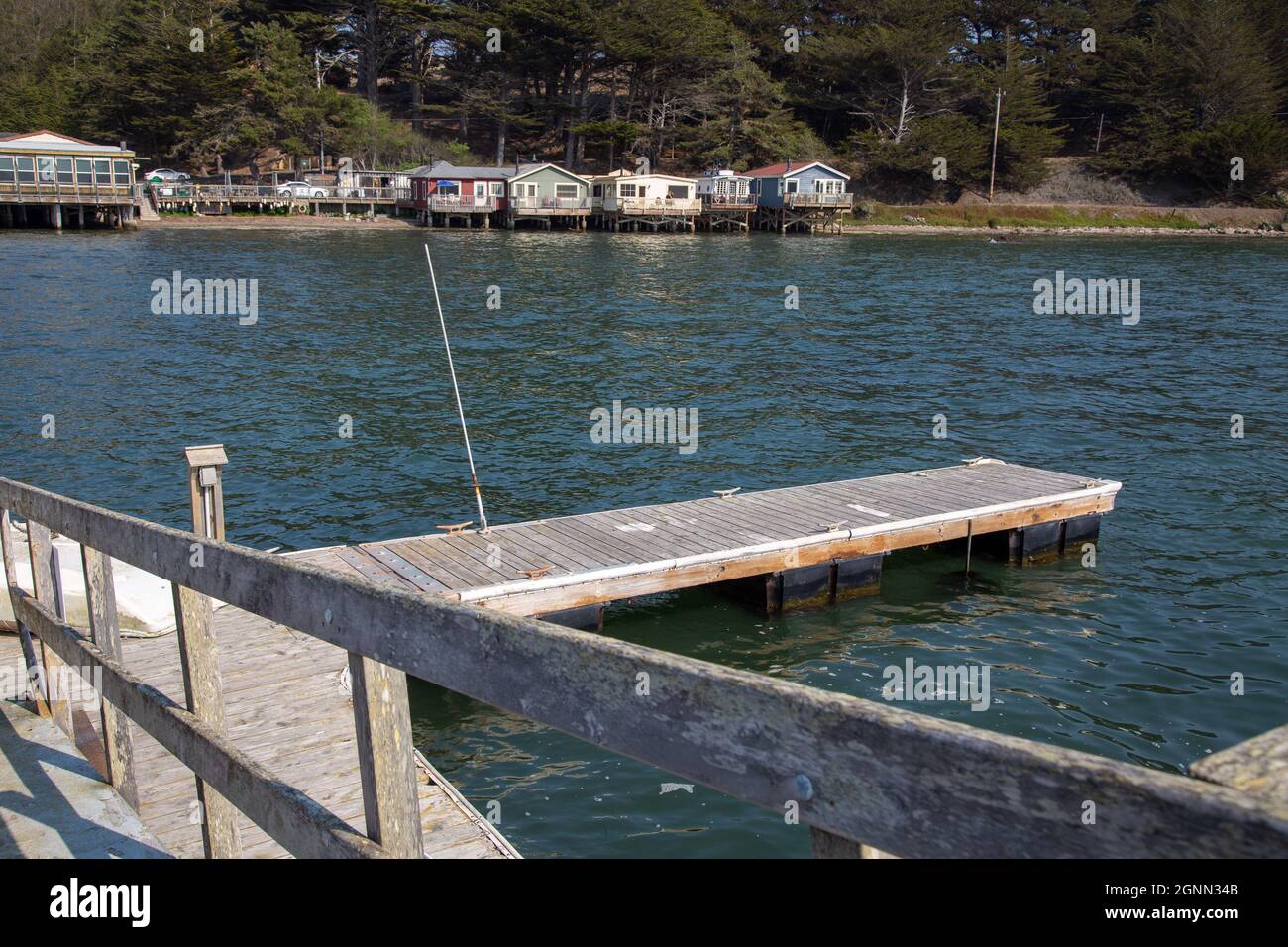Lakeside on Tomales Bay in Marshall, California Stock Photo Alamy