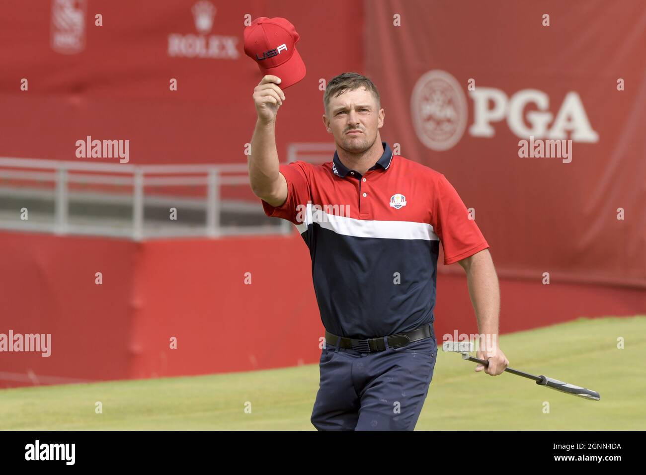 Kohler, United States. 26th Sep, 2021. Team USA's Bryson DeChambeau